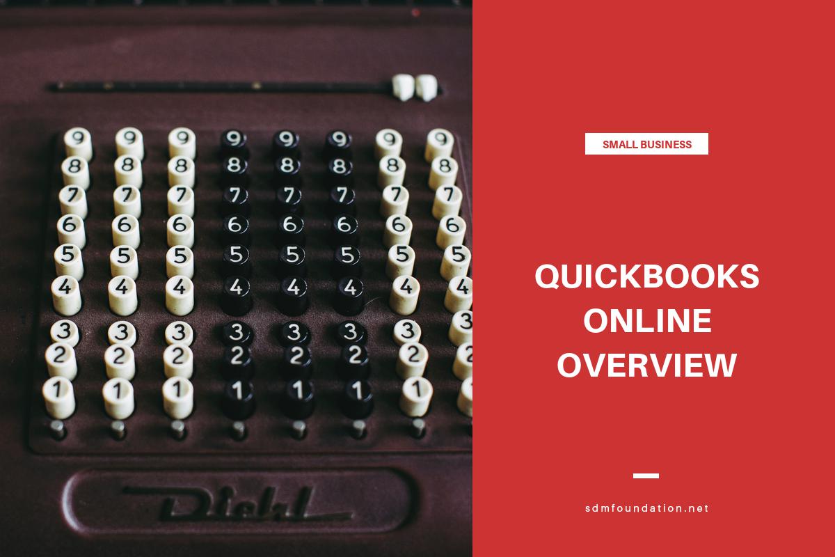 QuickBooks Online Overview - SDM Foundation