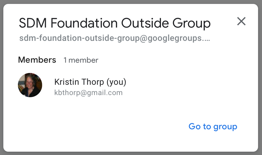 How To Use Google Groups - SDM Foundation