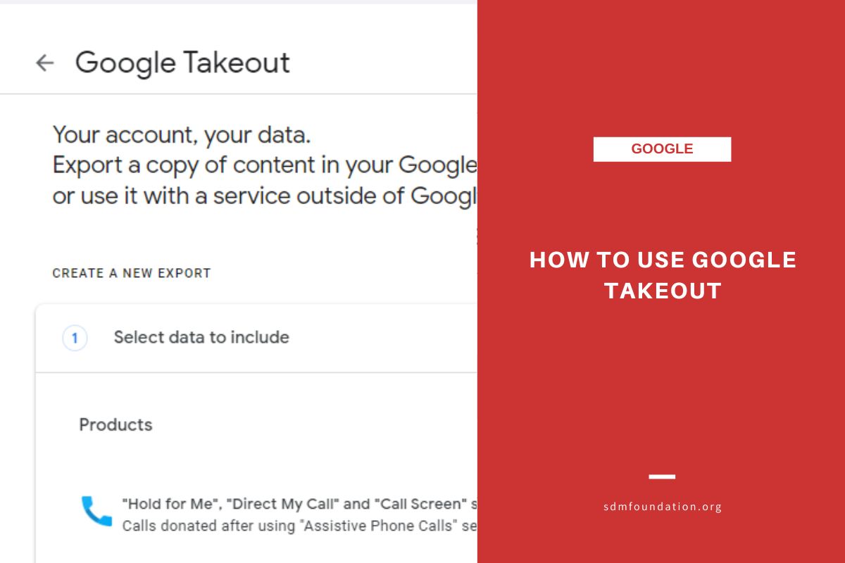 How To Use Google Takeout